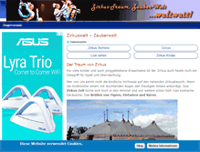 Tablet Screenshot of circus-weltweit.de